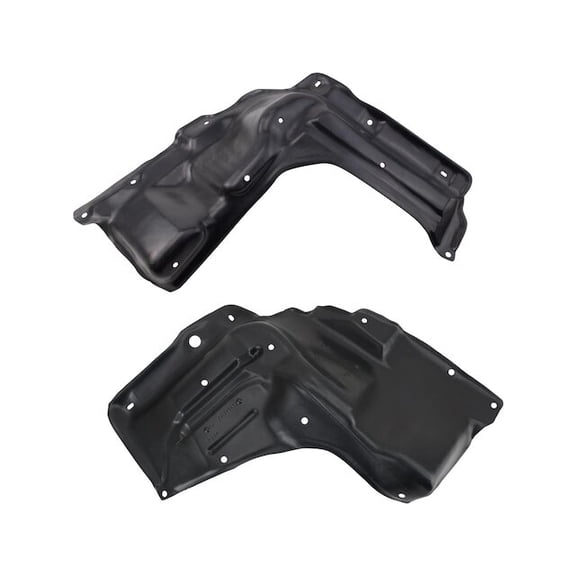 Engine Splash Shield Set 2 Piece Set - Compatible with 2003 - 2008 Toyota Corolla 2004 2005 2006 2007