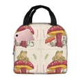 thumbnail image 1 of Easygdp Frog Sitting On Mushroom Bolsa Térmica Premium - Tela Oxford Impermeable, Gran Capacidad, Bolsillo Frontal, Unisex para Trabajo, Escuela, Actividades al Aire Libre y Picnics, 1 of 8