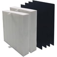 thumbnail image 1 of 2 HEPA + 4 Carbon Filter Suitable for HPA100 and HPA090 HPA094 HPA100 HPA104 HPA105 HPA106 Air Purifiers,2* HEPA filter 4* carbon filter,White & Black, 1 of 6