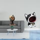 thumbnail image 2 of Figura de gato con globo terráqueo, estatua moderna, reloj de mesa, coleccionable, adorno de escritorio, arte artesanal para estante, oficina, chimene, 2 of 8