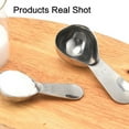 thumbnail image 6 of Stainless Steel Bowl 304 Stainless Steel Triangular Measuring Spoon Measuring Cup Measuring Spoon * 2 Kitchen Essentials 2Pcs，Stainless Measuring Coffee Scoop Tablespoon Short Handle, 6 of 9