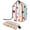 Multicolor 2, variant on PhooArto Drawstring Cosmetic Bag, Barrel Shaped Portable Travel Makeup Bags, Cartoon Polka Dots Pattern Large Capacity Waterproof Multifunctional Bucket Toiletry Bag