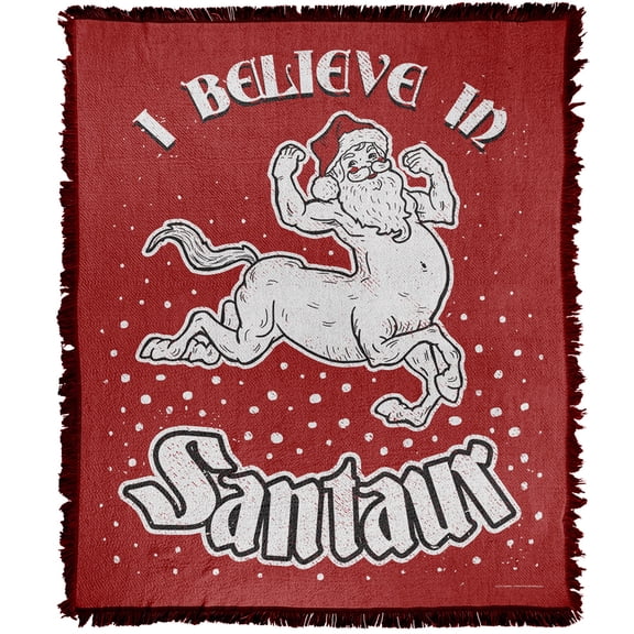 bCreative - LCT Creative Blanket, 50'x60' Santaur Woven Tapestry Cotton Blend Fringed Throw Blanket
