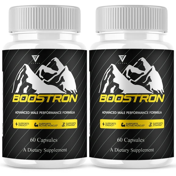 Boostron Supplement Bostron Maximum Performance Capsules, Booststron Maximum Strength Multivitamin (60 Capsules)