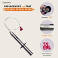 thumbnail image 3 of Replacement 50-1067 Igniter for Enviro, VistaFlame, Regency, Hudson River Pellet Stove - 300W, 3 of 7