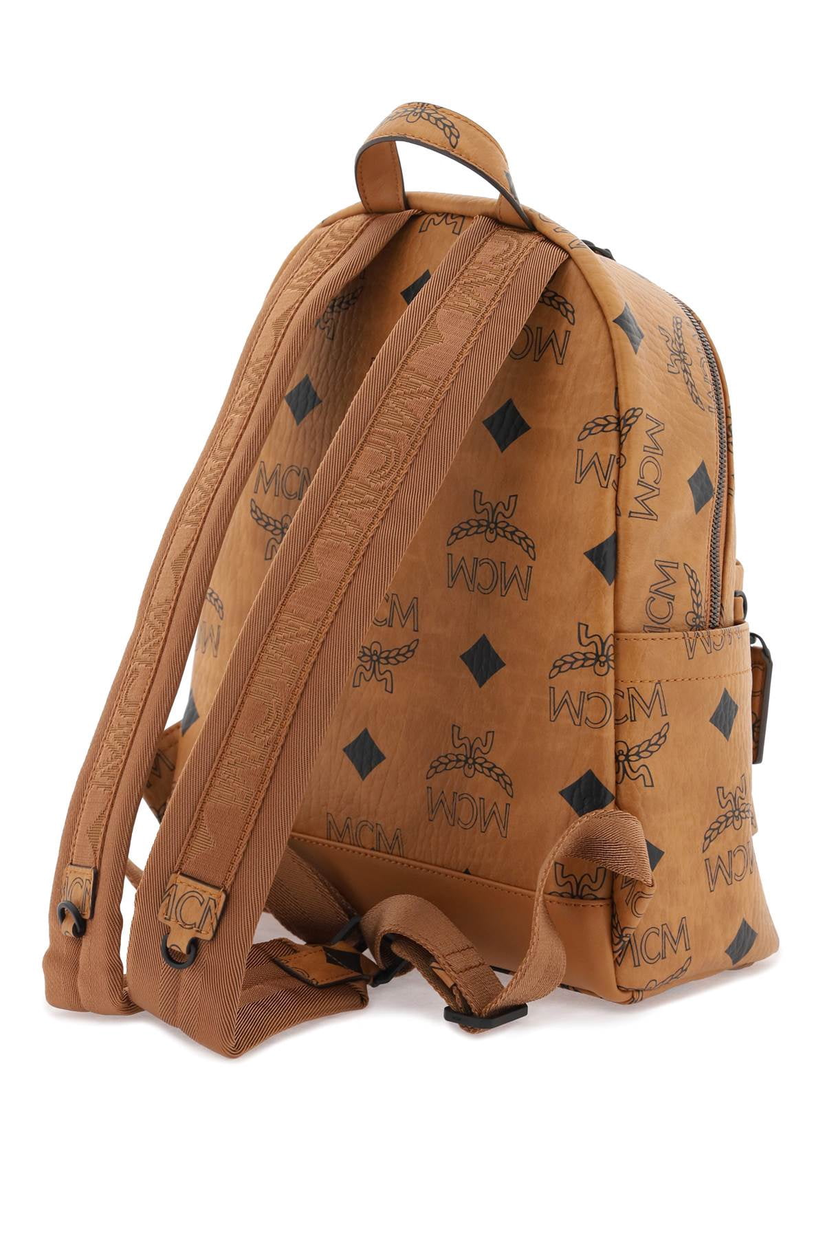 MCM Stark Backpack in Maxi Visetos Pre-Owned MCM Stark Side Stud Visetos Canvas Backpack Bag  main image 3
