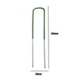 thumbnail image 3 of Plastic Metal Galvanised Artificial Grass Fix Ground Garden Hooks Turf nails Staples Steel Pegs TYPE 3 20PCS, 3 of 8
