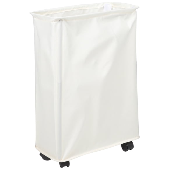Slim Laundry Hamper Handle Laundry Basket with Wheels Collapsible Dirty Clothes Basket Narrow Laundry Bag