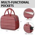 thumbnail image 6 of Womens Red Christmas Folk Pattern Lunch Box for Work,Insulated Lunch Bag for Women,Loncheras Para Mujer,Leakproof Adult Lunch Bag for Work,Beach,Travel,Picnic,Camping, 6 of 7