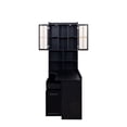 thumbnail image 6 of L-Shaped Corner Computer Desk  for Home Office or Study desk, Study Modern Style Table with Drawers, Bookshelf & Hutch, 2-in-1 L-Shaped Design, Large Working Space,black, 6 of 9