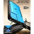 thumbnail image 3 of Poetic Revolution Case for iPhone 16 Plus 6.7 inch with Built-in-Screen Protector, Light Blue, 3 of 5