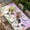Purple, variant on Easter Table Cloths for 3 Foot Rectangle Tables, Spring Watercolor Flowers Bunny Butterfly Eggs Patio Waterproof Elastic Fitted Tablecloths, Washable Rectangular Table Cover for Camping