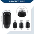 thumbnail image 5 of Unique Bargains Universal Gear Shift Knob Resin for Automatic and Manual Transmission Vehicle with 3 Adapter Black 1 Set, 5 of 6