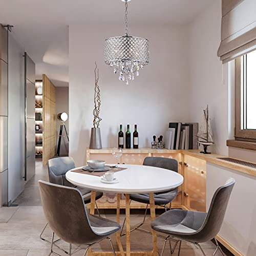 Edvivi Marya 4-Light Chrome Round 