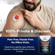 STD Hero Advanced STD Test Kit – At Home Screening for Women & Men – Private Home Use Kit for Accurate Testing Including MGen – Easy Sample Collection & Fast Lab Results – Discreet Delivery