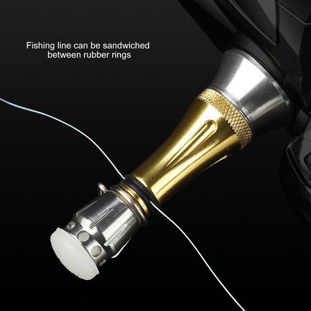 Portacarretes Mango Balance 48mm para Shimano Daiwa Spinning Wheel (Oro) Likrtyny Para Estrenar