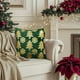 thumbnail image 5 of Funda de Almohada Navideña con Renos y Copos de Nieve, Decorativa con Lentejuelas, de Peluche Rojo, Bordada, con Forma de Reno, Ideal para Decoración Navideña., 5 of 6