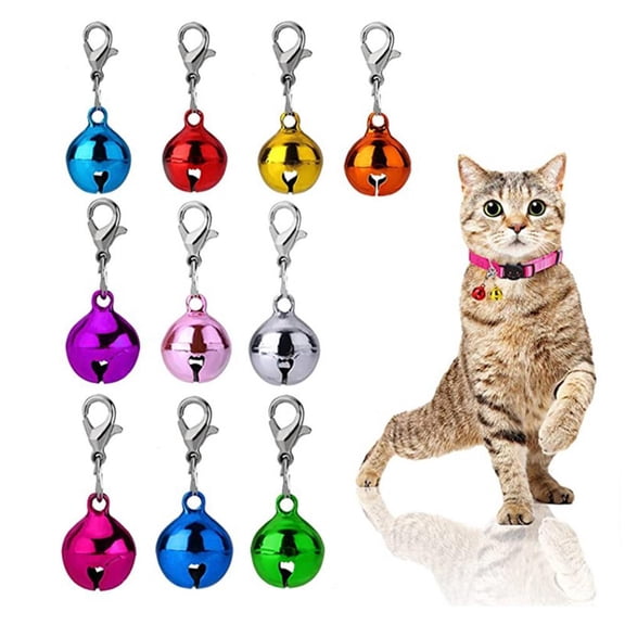 Pet Collar Bell – 10 Pack Metal Bells for Dogs, Cats & Other Pets