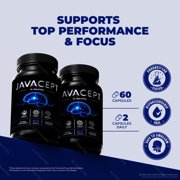 (2 Pack) Javacept Pills – Daily Formula with a Natural Blend to Help Maintain Focus, Memory & Concentration | Clean, Gentle, Easy-to-Swallow Capsules for Everyday Sharpness (120 Capsules)