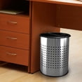 thumbnail image 2 of Commercial Zone Precision Series  Stainless Steel 3.2 Gallon Multi Compartment Trash & Recycling Bin, 2 of 16