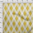 thumbnail image 3 of oneOone Cotton Cambric Yellow Fabric Argyle Sewing Fabric By The Yard Printed Diy Clothing Sewing Supplies 56 Inch Wide, 3 of 4
