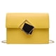 thumbnail image 1 of Bolsos de hombro con cadena de color sólido Bolso bandolera de cuero PU para mujer (Amarillo) Tmvgtek Oficina Multiescena Multifunción, 1 of 9