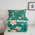 thumbnail image 5 of Manfei Christmas Kawaii Ball Full Size Comforter Sets,Traditional Farm Animal Cow Bedding Comforter Set,Xmas Reversible,3pcs,1 Comforter and 2 Pillowcases, 5 of 7
