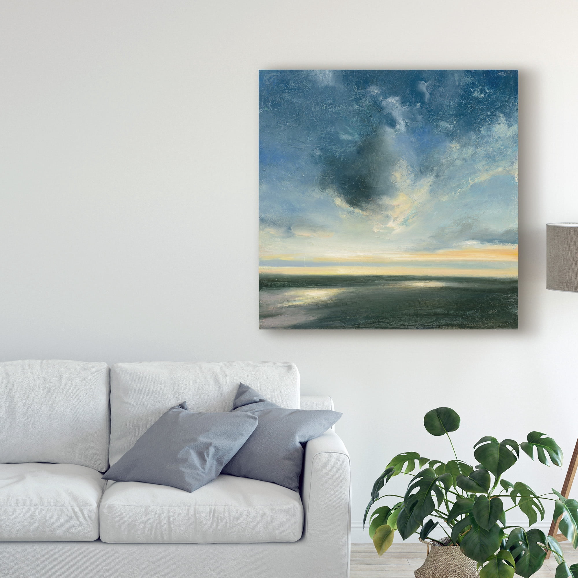 Trademark Fine Art 'Coastal Sunrise' Canvas Art by Julia Purinton