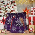 thumbnail image 6 of Naloa Snowflake Gradient Purple Drawstring Christmas Bags, 3D Xmas Gift Bags, Christmas Wrapping Bags, Xmas Goodie Bags, Treat Pouch Bags, Party Favor Bags-Medium, 6 of 9
