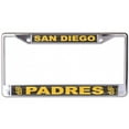 thumbnail image 1 of San Diego Padres Laser Chrome License Plate Frame, 1 of 1