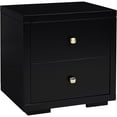 thumbnail image 5 of Camden Isle Wooden 2 Drawer Nightstand in Black, 5 of 5