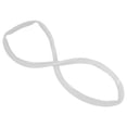 thumbnail image 1 of CHICHUMID 1Set Pressure Cooker Rubber Gasket Replacement White for Maintaining Pressure 9.45X9.45X0.24In, 1 of 8