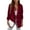 Purple Red, variant on PRETTYGARDEN Womens Casual Blazer Spring Fall Fashion Long Sleeve Open Front Work Office Suit Jackets
