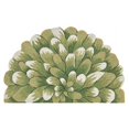 thumbnail image 1 of Trans Ocean FTPD5182806 Frontporch Hand Tufted Half Round Everywear Rugs, 1828-06 Mum Green - 5 ft., 1 of 1