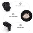 thumbnail image 3 of Shisuyan 2pcs Solid Color Makeup Hair Adjustable Hair Bonnet Night Sleeping, 3 of 8