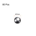 thumbnail image 2 of Unique Bargains Billes de Précision Diamètre 7 mm en Acier Inoxydable 304 pour Roulements Lot de 80, 2 of 5