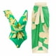 thumbnail image 1 of Traje de baño para mujer Traje de baño de una pieza Bikini con cordones Traje de baño Falda larga Conjunto de dos piezas de gasa OAVQHLG3B Store  lin121212, 1 of 4