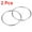 Silver Tone, variant on 2Pcs O Ring Buckle 1.8-Inch(45mm) Zinc Alloy O-Rings Bronze Tone for Hardware Bags Belts Craft DIY Accessories