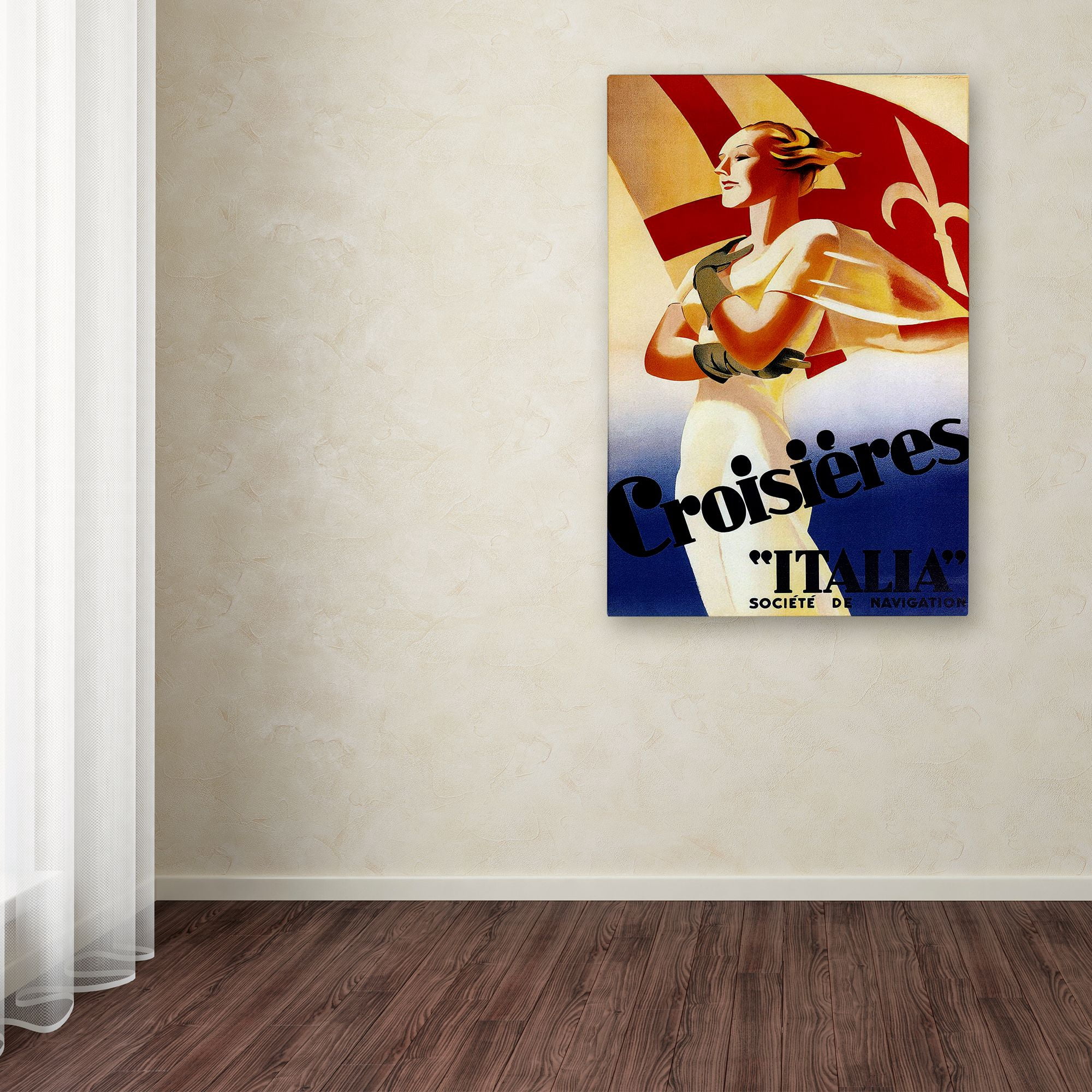 Trademark Fine Art 'Travel 14' Canvas Art by Vintage Lavoie
