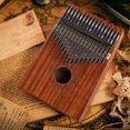 thumbnail image 5 of 17 Key Kalimba Thumb Piano ; Tuning Hammer, Finger Covers, Key Stickers & More Included; Christmas Gift, 5 of 5