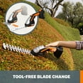 thumbnail image 5 of Worx WG801 20V Power Share 4" Cordless Shear and 8" Shrubber Trimmer, 5 of 13