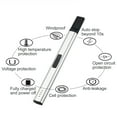 thumbnail image 3 of Flameless Candle Lighter USB Electric Arc Lighter Windproof Camp Lighter Long Grill Lighter with Battery Indicator Safety Switch for Cooking Grill BBQ Stove Fireworks, 3 of 8