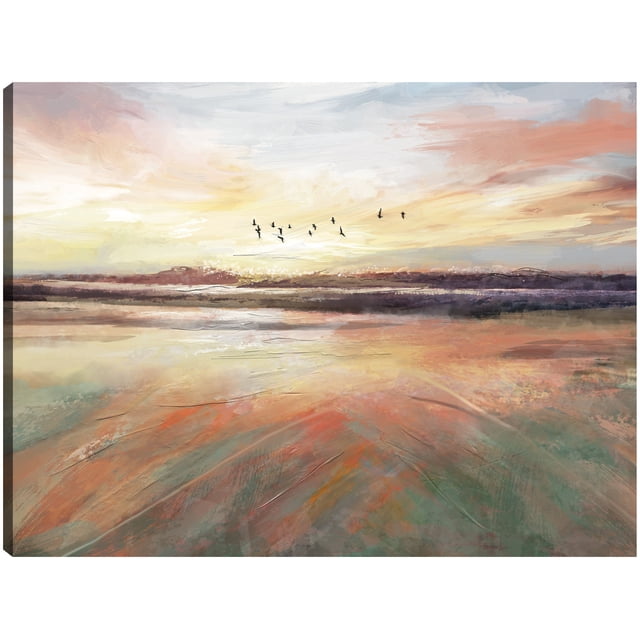 Cuadro Decorativo - mañana de septiembre Jr Impresión en canvas, estrechado