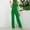 Green, variant on Women's Fashion Casual Sleeveless Standing Neck Slim Fit Bow Tie Straight Tube Long Jumpsuit Jumpsuit Women plus Vest Jumpsuits for Women Athletic Rompers for Women Homecoming Pants Outfit Junior V