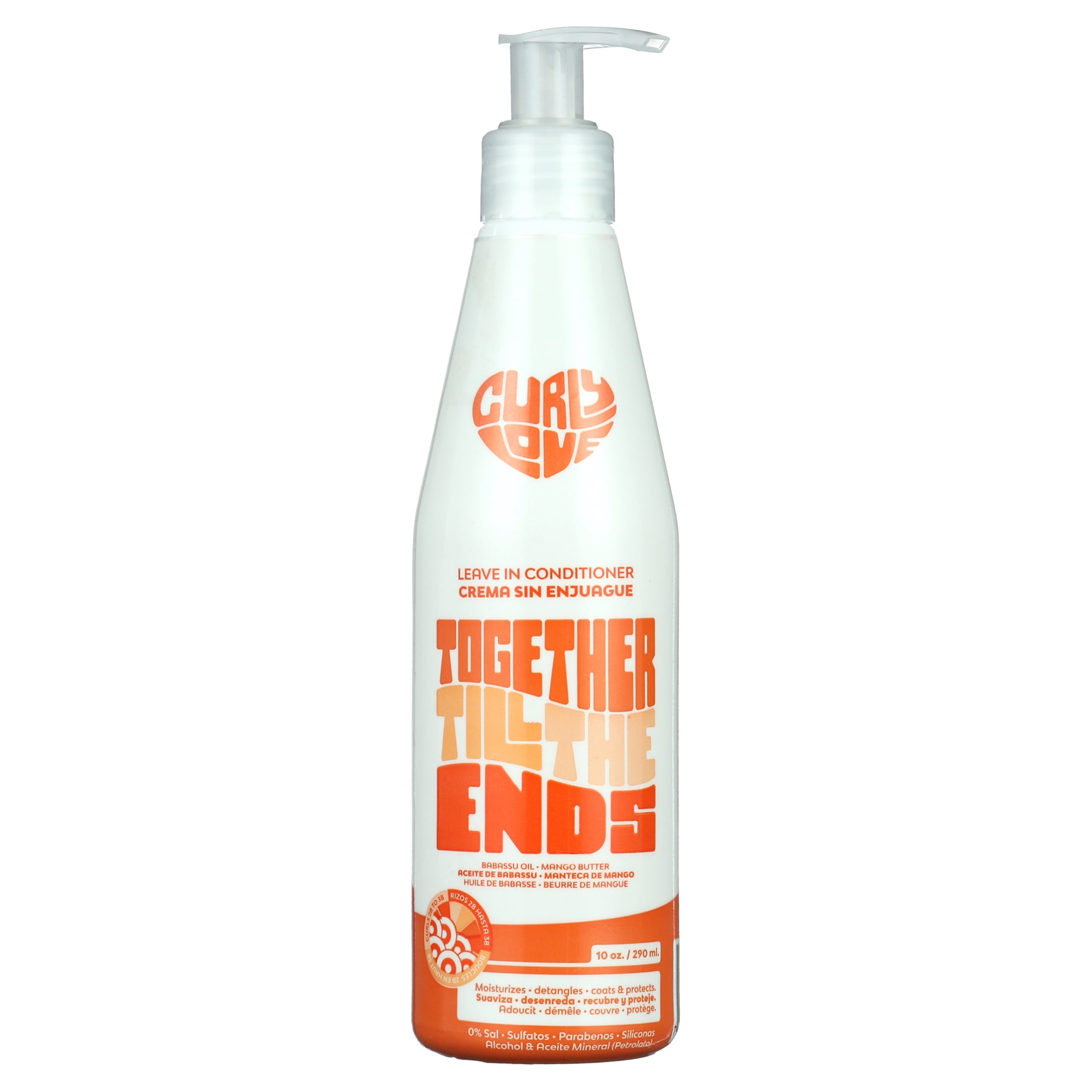 Curly Love Leave-in Conditioner Detangles, Protects and Conditions Curly Hair.