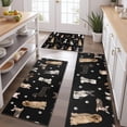 thumbnail image 2 of Dog Breeds Kitchen Rugs Sets Of 3,Kitchen Runner Rugs Non Skid Washable,Decorative Kitchen Floor Mats for Kitchen,Sink,Laundry,17"x30"+ 17"x47" + 17"x59", 2 of 6