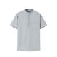 thumbnail image 2 of Blusa y camisa de cuello alto de manga corta para hombre, camisa de Europa y América, camisa de cuadros de piña con cuello alto y desabrochada, blusa de hombre, 2 of 7