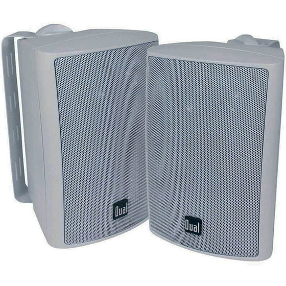 Dual 4 3 Way Indoor Outdoor Speaker White Com