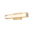 thumbnail image 3 of Lámpara LED de pared Living District Aden, 16 pulgadas, oro satinado, 3 of 9