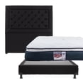 thumbnail image 1 of Colchón Matrimonial + Box Black + Cabecera Mary Spring Air Dicasa Monaco, 1 of 8